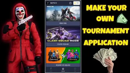 Free fire tournament app making 